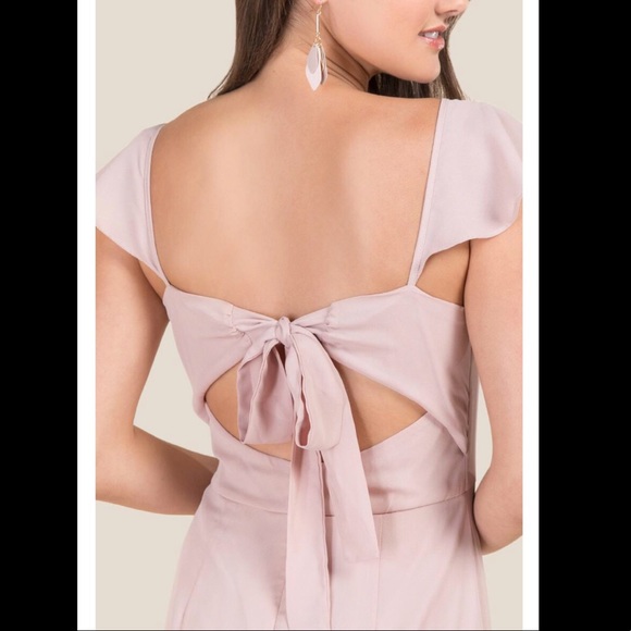 FRANCESCA’S Pink blush long maxi flowy sundress - Picture 4 of 8